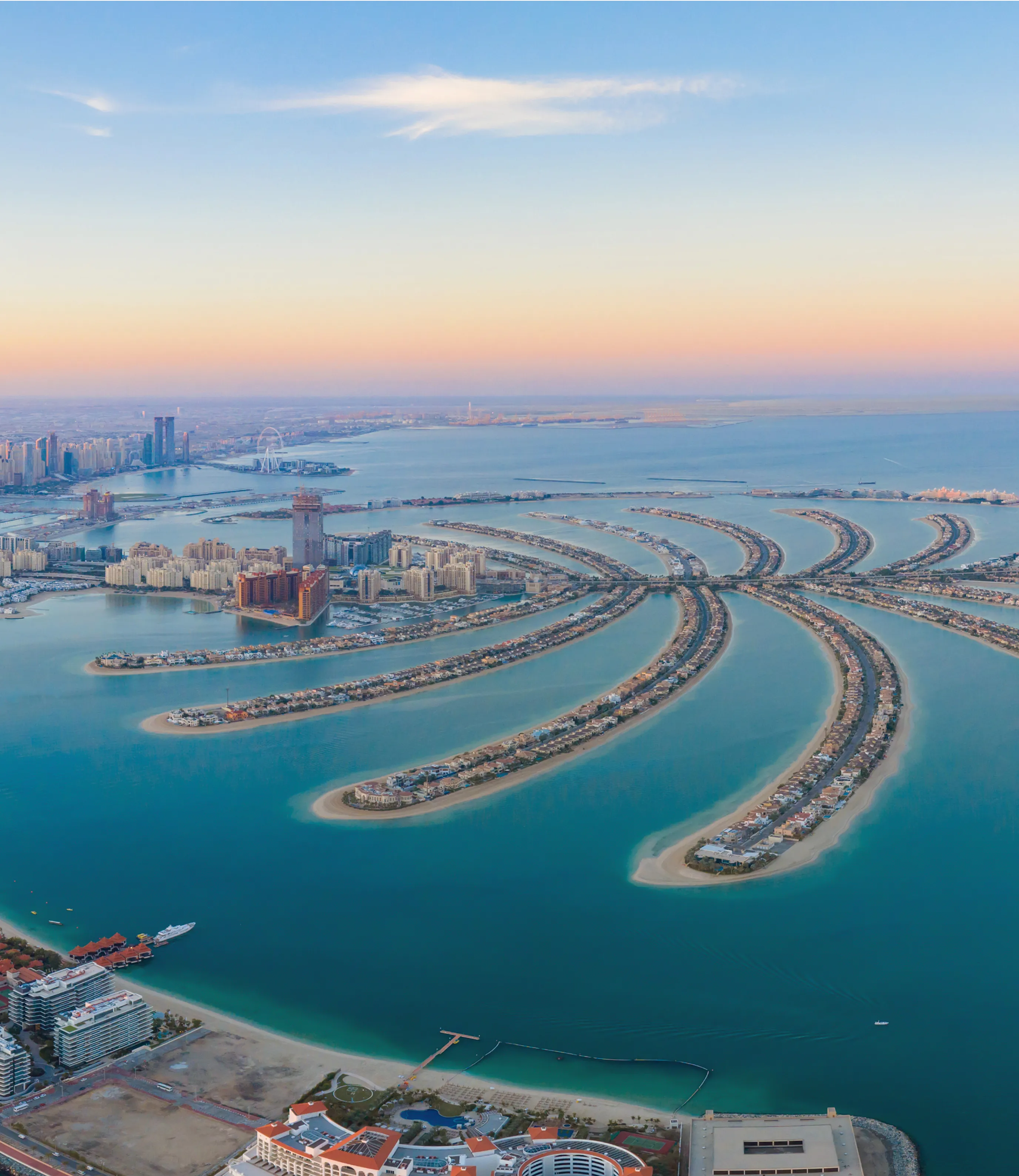 Palm Jumeirah Aerial View
